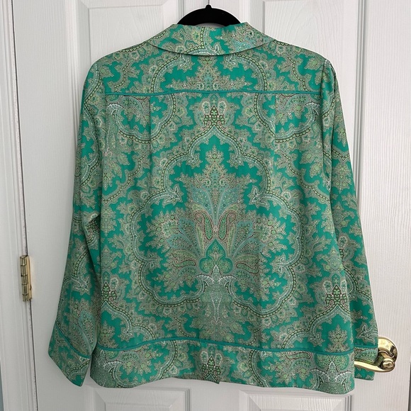 J Crew Collection Drapey button-up top in Ratti pendant paisley - Picture 6 of 6